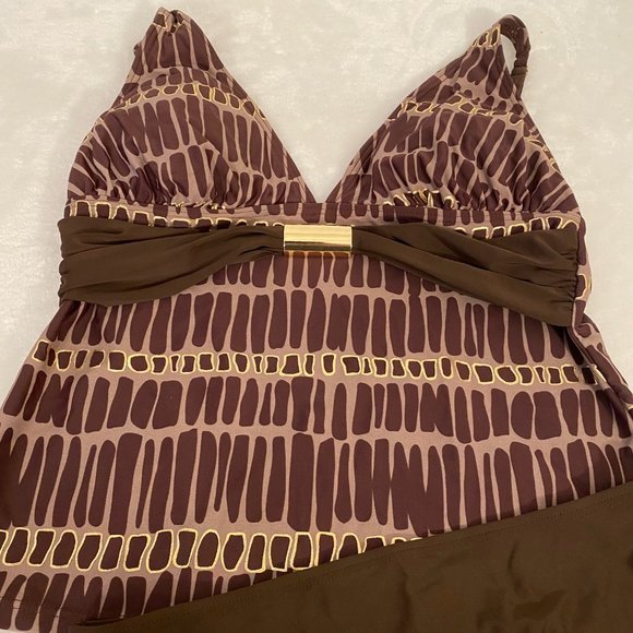 - Cover Me tankini 10 EUC  Worn ONCE! - Picture 2 of 5